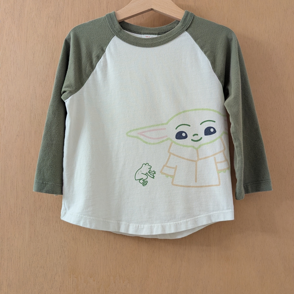 Hanna Andersson Star Wars Baby Yoda Long Sleeve Shirt